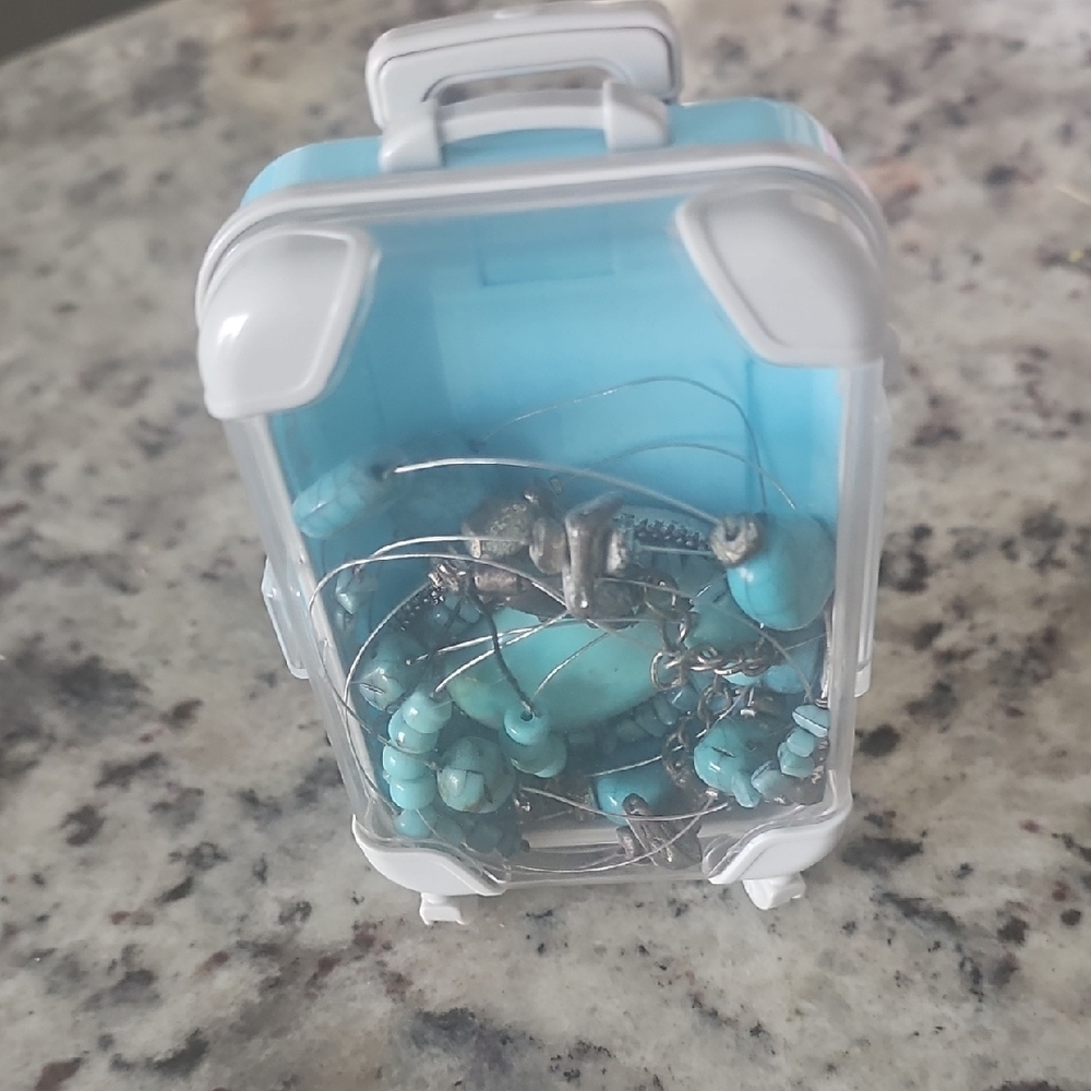 Chico's Blue and Silver Necklace